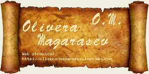 Olivera Magarašev vizit kartica